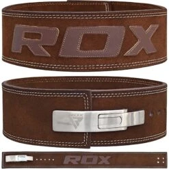 RDX SPORTS RDX 4 INCH IPL / USPA & World Powerlifting Congress APPROVED Powerlifting Leather Gym Belt -Rdx Sports 10mm leather powerlifting belt 11 1