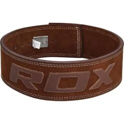 RDX SPORTS RDX 4 INCH IPL / USPA & World Powerlifting Congress APPROVED Powerlifting Leather Gym Belt -Rdx Sports 10mm leather powerlifting belt 19 1