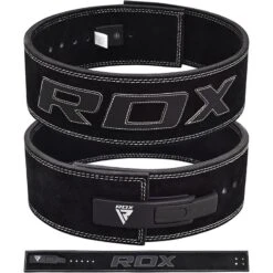 RDX SPORTS RDX 4 INCH IPL / USPA & World Powerlifting Congress APPROVED Powerlifting Leather Gym Belt