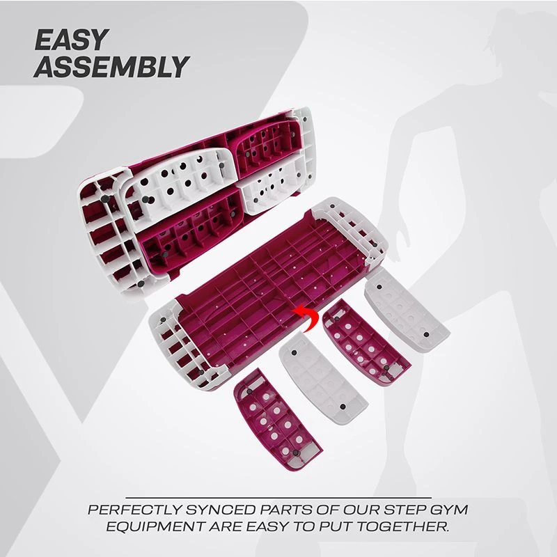 RDX SPORTS RDX 1P 20cm Aerobic Step Platform With 3 Level Risers 5cm Height Each 11 RDX SPORTS RDX 1P 20cm Aerobic Step Platform With 3 Level Risers 5cm Height Each - Image 9