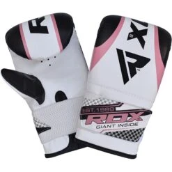 RDX SPORTS RDX 1P Women Bag Gloves Pink / Black / White 8 RDX SPORTS RDX 1P Women Bag Gloves Pink / Black / White -Rdx Sports 1p bag gloves 1
