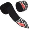 RDX SPORTS RDX RB 4.5m Elasticated Hand Wraps Bandage For Boxing, MMA & Muay Thai -Rdx Sports 4.5m black hand wraps 2 1