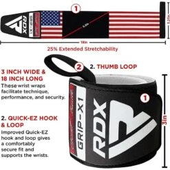 RDX SPORTS RDX W3AF WRIST SUPPORT WRAPS FOR WEIGHTLIFTING OEKO-TEX® Standard 100 Certified -Rdx Sports 810uf3ni8ql. ac sl1500