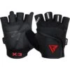 RDX SPORTS RDX S2 Half Finger Padded Bodybuilding Workout Gym Gloves
