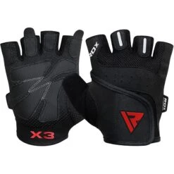 RDX SPORTS RDX S2 Half Finger Padded Bodybuilding Workout Gym Gloves