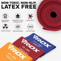 RDX SPORTS RDX B1 TPE Flat Resistance Training Bands Set -Rdx Sports b1 flat resistance band set 3