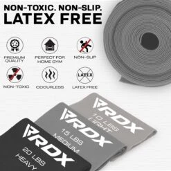 RDX SPORTS RDX B2 TPE Flat Resistance Training Bands Set -Rdx Sports b2 flat resistance band set 3