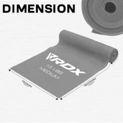 RDX SPORTS RDX B2 TPE Flat Resistance Training Bands Set -Rdx Sports b2 flat resistance band set 6