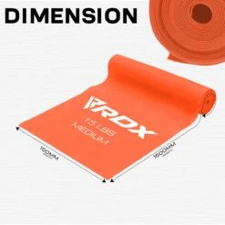 RDX SPORTS RDX B4 TPE Flat Resistance Training Bands Set -Rdx Sports b4 flat resistance band set 6