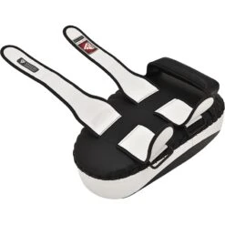 RDX SPORTS RDX T3 Curved Gel Padded Muay Thai Kick Pads -Rdx Sports black and white t3 muay tha kick pads 9