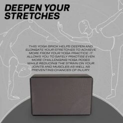 RDX SPORTS RDX D10 High Density EVA Foam Yoga Blocks Non-Slip Brick -Rdx Sports black d10 yoga blocks 4