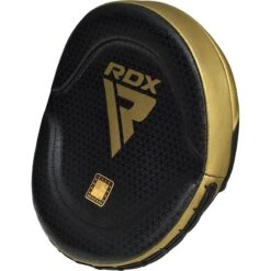 RDX SPORTS RDX L1 Mark Pro Boxing Training Focus Pads -Rdx Sports black golden silver training boxing focus pad s 3