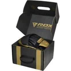 RDX SPORTS RDX L1 Mark Pro Boxing Training Focus Pads -Rdx Sports black golden silver training boxing focus pad s 5