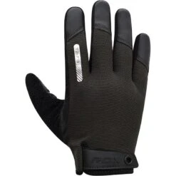RDX SPORTS RDX T2 Touch Screen Friendly Full Finger Gym Gloves -Rdx Sports black t2 full finger gym gloves 2 4 1