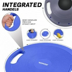 RDX SPORTS RDX S1 Balance Board With Grip -Rdx Sports blue balance board with grip 3 2