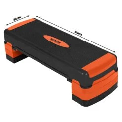 RDX SPORTS RDX PP Aerobic Step Platform With 3 Adjustable Height -Rdx Sports blue orange fitness aerobic step riser 5