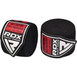 RDX SPORTS RDX 1B 4.5m Pro Hand Wraps Tape For Boxing, MMA & Muay Thai Elasticated -Rdx Sports blue red 1b boxing hand wraps 7