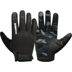 RDX SPORTS RDX T2 TOUCH SCREEN FRIENDLY FULL FINGER GYM GLOVES -Rdx Sports blue t2 full finger gym gloves 1 4