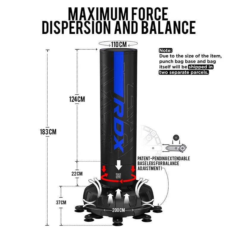 RDX SPORTS RDX F6 6FT KARA PINK FREE STANDING PUNCH BAG WITH MITTS SET 21 RDX SPORTS RDX F6 6FT KARA PINK FREE STANDING PUNCH BAG WITH MITTS SET - Image 19