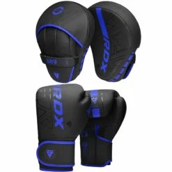 RDX SPORTS RDX F6 Kids 6oz KARA Boxing Gloves & Focus Pads -Rdx Sports boxing glove with focus pad 1 1