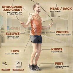 RDX SPORTS RDX BR 10.3ft Wooden Handles Jump Rope -Rdx Sports br 10.3ft wooden handles skipping rope 4