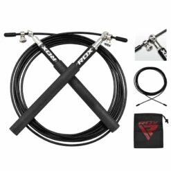 RDX SPORTS RDX C2 Adjustable Jump Rope With Aluminum Handles