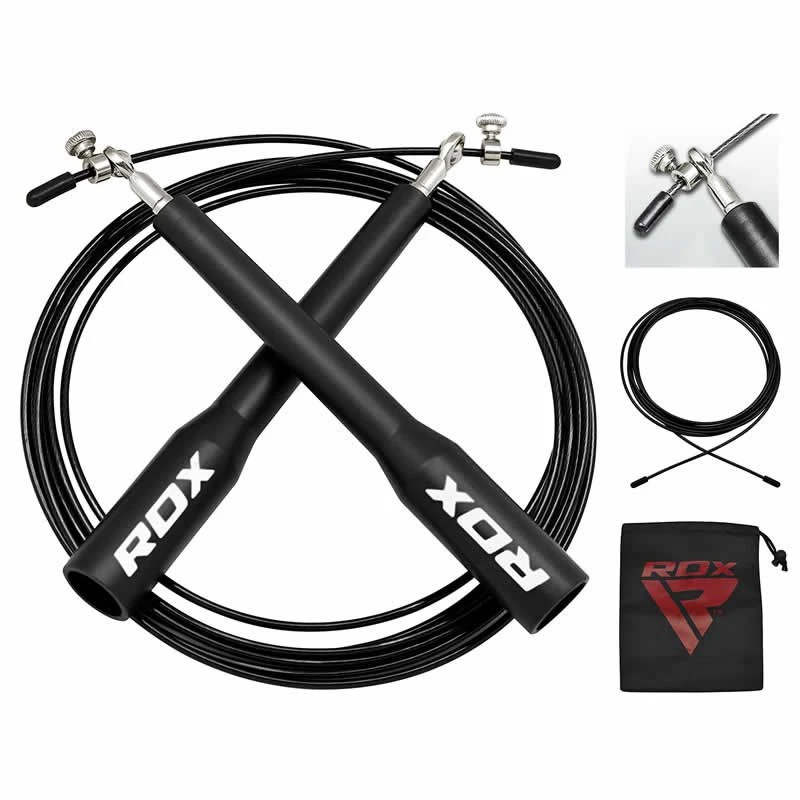 RDX SPORTS RDX C5 Adjustable Aluminum Handle Speed Rope 3 RDX SPORTS RDX C5 Adjustable Aluminum Handle Speed Rope
