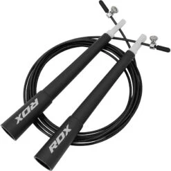 RDX SPORTS RDX C8 10 Ft. Adjustable PVC Coated Steel Cable Speed Jump Rope -Rdx Sports c8 skipping ropes black 6 1