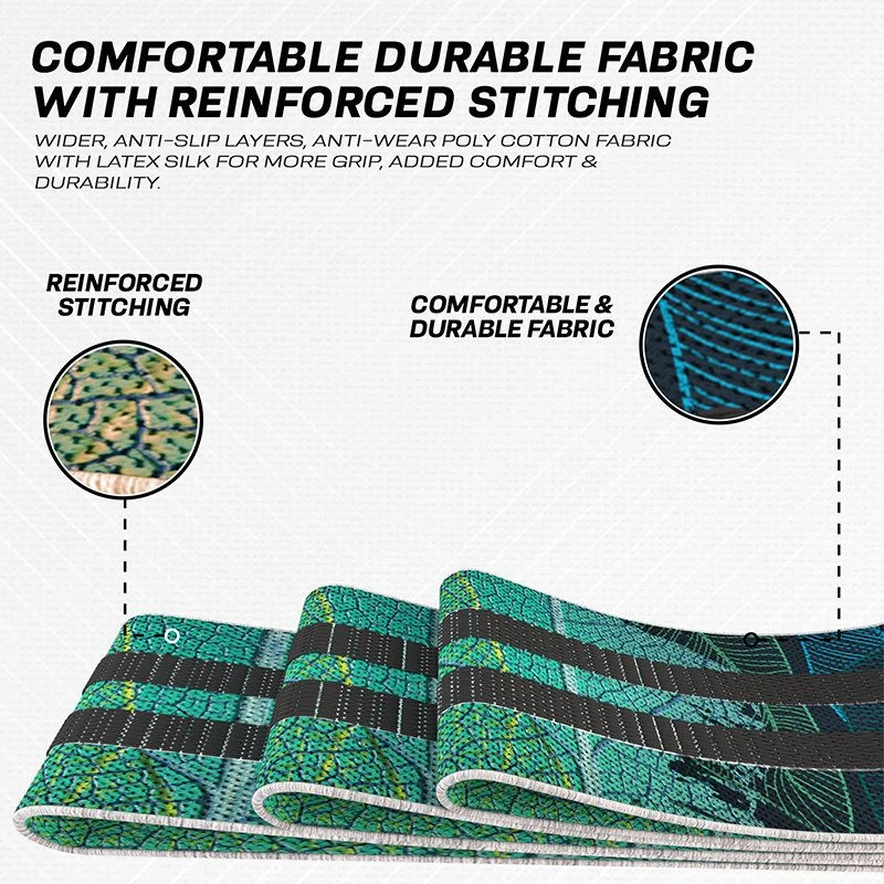 RDX SPORTS RDX CL Heavy-Duty Fabric Resistance Training Bands For Fitness 9 RDX SPORTS RDX CL Heavy-Duty Fabric Resistance Training Bands For Fitness - Image 7