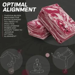 RDX SPORTS RDX CP EVA Foam High Density Non-Slips Yoga Block 14 RDX SPORTS RDX CP EVA Foam High Density Non-Slips Yoga Block -Rdx Sports cp yoga blocks 5