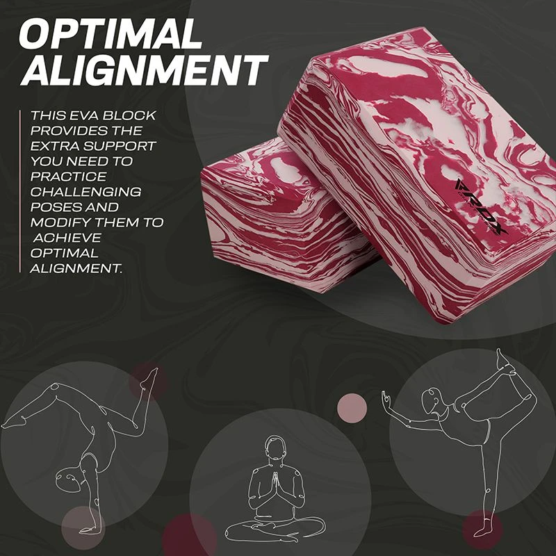 RDX SPORTS RDX CP EVA Foam High Density Non-Slips Yoga Block 7 RDX SPORTS RDX CP EVA Foam High Density Non-Slips Yoga Block - Image 5