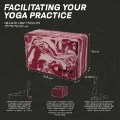 RDX SPORTS RDX CP EVA Foam High Density Non-Slips Yoga Block 16 RDX SPORTS RDX CP EVA Foam High Density Non-Slips Yoga Block -Rdx Sports cp yoga blocks 7