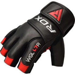 RDX SPORTS RDX L7 CROWN WEIGHTLIFTING LEATHER GYM GLOVES -Rdx Sports crown weight lifting gloves 13