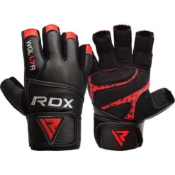 RDX SPORTS RDX L7 CROWN WEIGHTLIFTING LEATHER GYM GLOVES -Rdx Sports crown weight lifting gloves 17