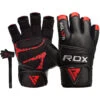 RDX SPORTS RDX L7 CROWN WEIGHTLIFTING LEATHER GYM GLOVES -Rdx Sports crown weight lifting gloves 8
