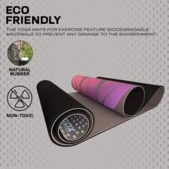 RDX SPORTS RDX D1 6mm PU Rubber Yoga Mat -Rdx Sports d1 pu yoga mats 4