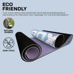 RDX SPORTS RDX D10 6mm PU Rubber Yoga Mat -Rdx Sports d10 pu yoga mats 4