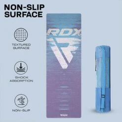 RDX SPORTS RDX D10 6mm PU Rubber Yoga Mat -Rdx Sports d10 pu yoga mats 8