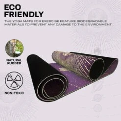 RDX SPORTS RDX D11 6mm PU Rubber Yoga Mat -Rdx Sports d11 pu yoga mats 4