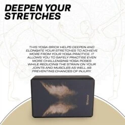 RDX SPORTS RDX D12 High Density EVA Foam Yoga Blocks Non-Slip Brick -Rdx Sports d12 yoga blocks design 4