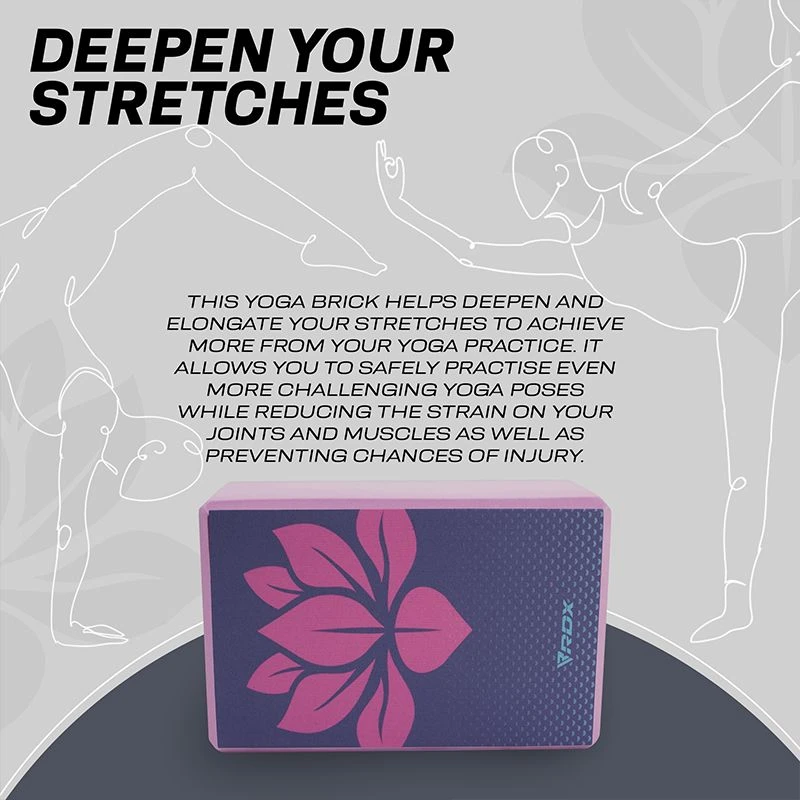 RDX SPORTS RDX D13 High Density EVA Foam Yoga Blocks Non-Slip Brick 6 RDX SPORTS RDX D13 High Density EVA Foam Yoga Blocks Non-Slip Brick - Image 4