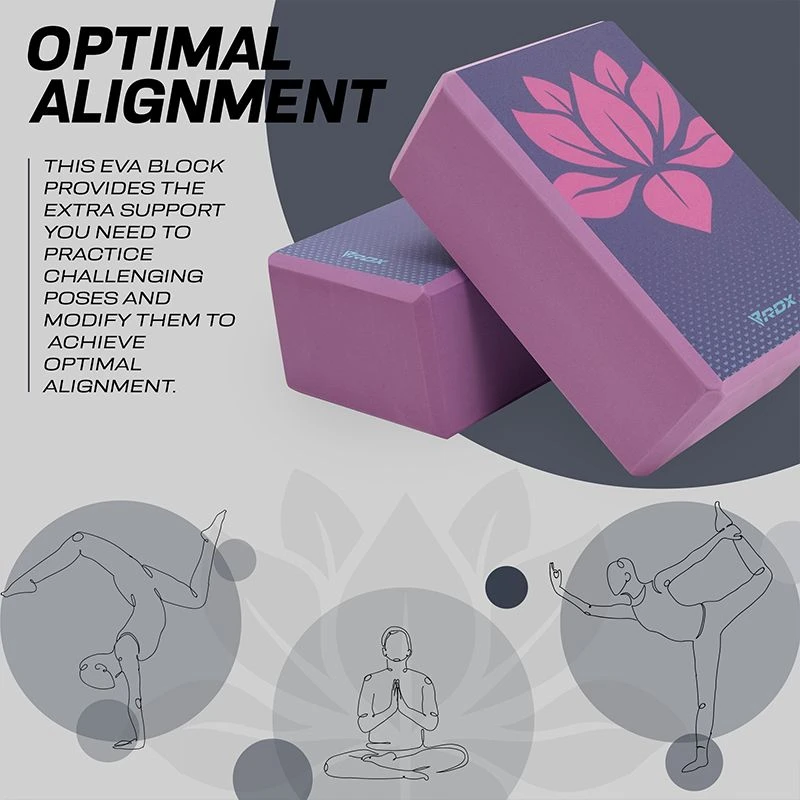 RDX SPORTS RDX D13 High Density EVA Foam Yoga Blocks Non-Slip Brick 7 RDX SPORTS RDX D13 High Density EVA Foam Yoga Blocks Non-Slip Brick - Image 5