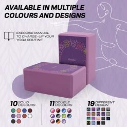 RDX SPORTS RDX D16 High Density EVA Foam Yoga Blocks Non-Slip Brick -Rdx Sports d16 yoga blocks 7