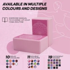 RDX SPORTS RDX D17 High Density EVA Foam Yoga Blocks Non-Slip Brick -Rdx Sports d17 yoga blocks 6