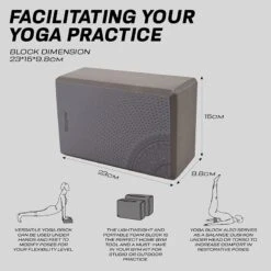 RDX SPORTS RDX D18 High Density EVA Foam Yoga Blocks Non-Slip Brick -Rdx Sports d18 yoga blocks 7