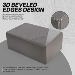 RDX SPORTS RDX D18 High Density EVA Foam Yoga Blocks Non-Slip Brick -Rdx Sports d18 yoga blocks 8