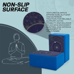 RDX SPORTS RDX D19 High Density EVA Foam Yoga Blocks Non-Slip Brick -Rdx Sports d19 yoga blocks 3 1