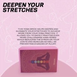 RDX SPORTS RDX D2 High Density EVA Foam Yoga Blocks Non-Slip Brick -Rdx Sports d2 pink yoga blocks design 4