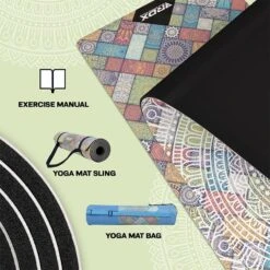 RDX SPORTS RDX D3 6mm PU Rubber Yoga Mat -Rdx Sports d3 pu yoga mats 7