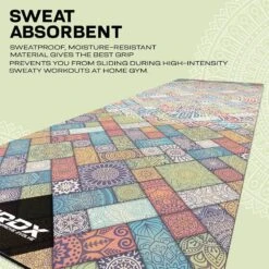 RDX SPORTS RDX D3 6mm PU Rubber Yoga Mat -Rdx Sports d3 pu yoga mats 9